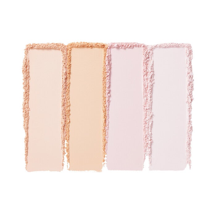 Set It Bright Powder Quad - Light-Medium Shade Swatches